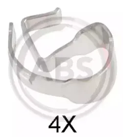 Комплектующие, колодки дискового тормоза A.B.S. купить