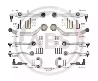 Ремкомплект, поперечный рычаг подвески A.B.S. купить