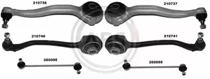 Ремкомплект, поперечный рычаг подвески A.B.S. купить