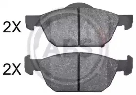 Комплект тормозных колодок, дисковый тормоз A.B.S. купить