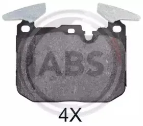 Комплект тормозных колодок, дисковый тормоз A.B.S. купить