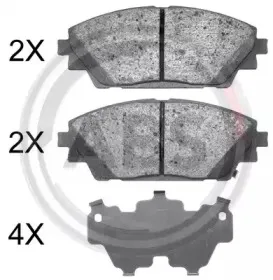 Комплект тормозных колодок, дисковый тормоз A.B.S. купить