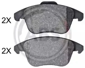 Комплект тормозных колодок, дисковый тормоз A.B.S. купить