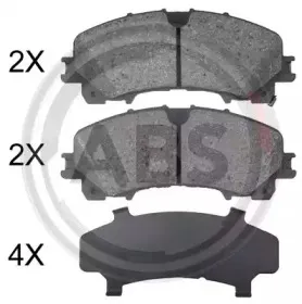 Комплект тормозных колодок, дисковый тормоз A.B.S. купить