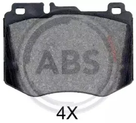 Комплект тормозных колодок, дисковый тормоз A.B.S. купить