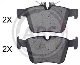 Комплект тормозных колодок, дисковый тормоз A.B.S. купить