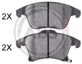 Комплект тормозных колодок, дисковый тормоз A.B.S. купить