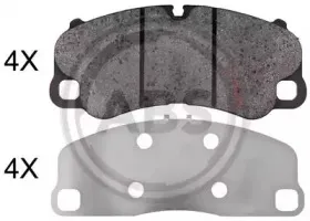 Комплект тормозных колодок, дисковый тормоз A.B.S. купить