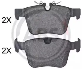 Комплект тормозных колодок, дисковый тормоз A.B.S. купить