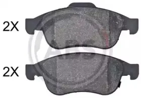 Комплект тормозных колодок, дисковый тормоз A.B.S. купить