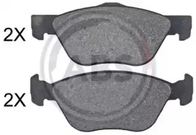 Комплект тормозных колодок, дисковый тормоз A.B.S. купить