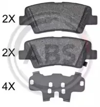 Комплект тормозных колодок, дисковый тормоз A.B.S. купить