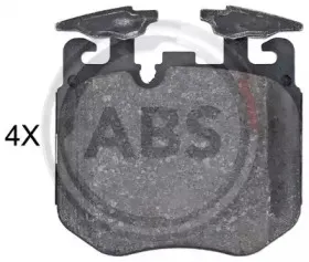 Комплект тормозных колодок, дисковый тормоз A.B.S. купить