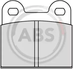 Комплект тормозных колодок, дисковый тормоз A.B.S. купить