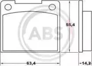 Комплект тормозных колодок, дисковый тормоз A.B.S. купить