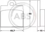 Комплект тормозных колодок, дисковый тормоз A.B.S. купить