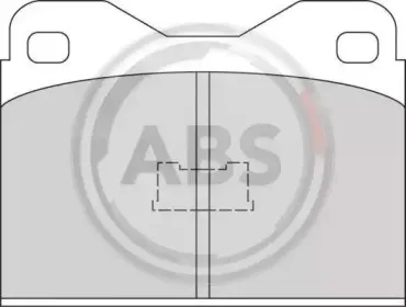 Комплект тормозных колодок, дисковый тормоз A.B.S. купить