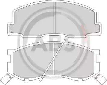 Комплект тормозных колодок, дисковый тормоз A.B.S. купить