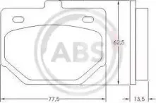 Комплект тормозных колодок, дисковый тормоз A.B.S. купить