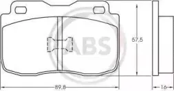 Комплект тормозных колодок, дисковый тормоз A.B.S. купить