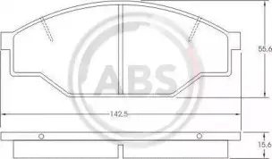 Комплект тормозных колодок, дисковый тормоз A.B.S. купить