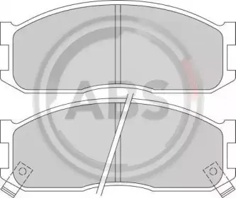 Комплект тормозных колодок, дисковый тормоз A.B.S. купить