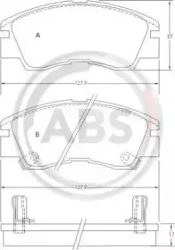 Комплект тормозных колодок, дисковый тормоз A.B.S. купить