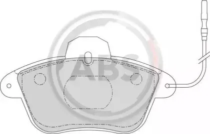 Комплект тормозных колодок, дисковый тормоз A.B.S. купить