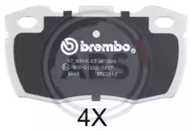 Комплект тормозных колодок, дисковый тормоз A.B.S. купить