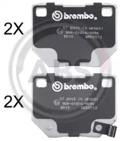 Комплект тормозных колодок, дисковый тормоз A.B.S. купить