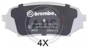 Комплект тормозных колодок, дисковый тормоз A.B.S. купить