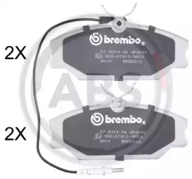 Комплект тормозных колодок, дисковый тормоз A.B.S. купить