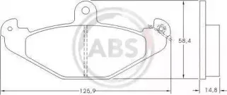 Комплект тормозных колодок, дисковый тормоз A.B.S. купить
