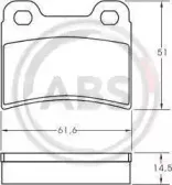 Комплект тормозных колодок, дисковый тормоз A.B.S. купить