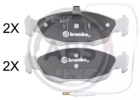 Комплект тормозных колодок, дисковый тормоз A.B.S. купить