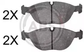 Комплект тормозных колодок, дисковый тормоз A.B.S. купить