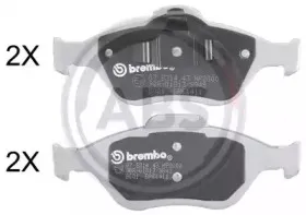 Комплект тормозных колодок, дисковый тормоз A.B.S. купить