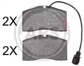 Комплект тормозных колодок, дисковый тормоз A.B.S. купить