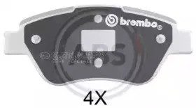 Комплект тормозных колодок, дисковый тормоз A.B.S. купить