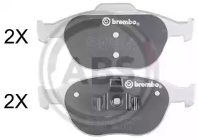 Комплект тормозных колодок, дисковый тормоз A.B.S. купить