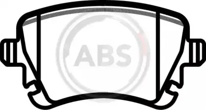 Комплект тормозных колодок, дисковый тормоз A.B.S. купить