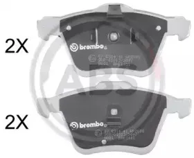 Комплект тормозных колодок, дисковый тормоз A.B.S. купить