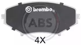 Комплект тормозных колодок, дисковый тормоз A.B.S. купить