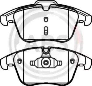 Комплект тормозных колодок, дисковый тормоз A.B.S. купить