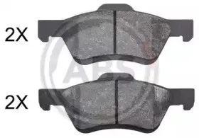 Комплект тормозных колодок, дисковый тормоз A.B.S. купить