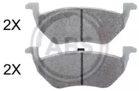 Комплект тормозных колодок, дисковый тормоз A.B.S. купить