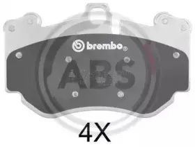 Комплект тормозных колодок, дисковый тормоз A.B.S. купить