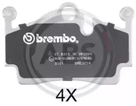 Комплект тормозных колодок, дисковый тормоз A.B.S. купить