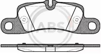 Комплект тормозных колодок, дисковый тормоз A.B.S. купить