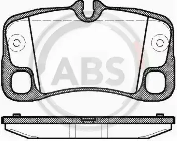 Комплект тормозных колодок, дисковый тормоз A.B.S. купить